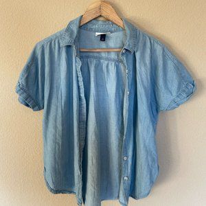 Jean Button Up